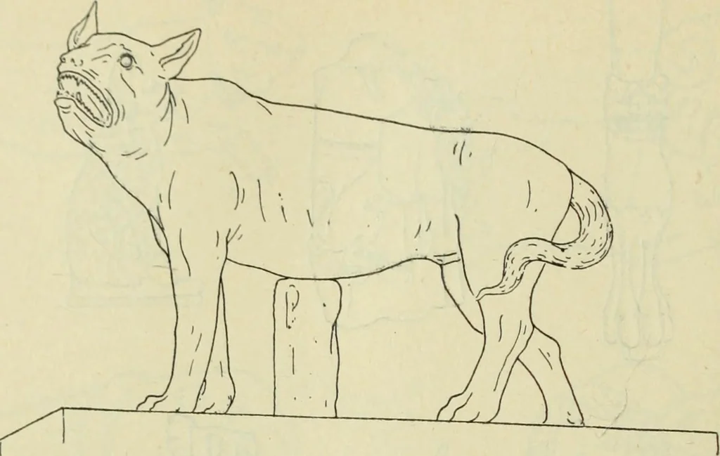 An illustration from Répertoire de la statuaire grecque et romaine, 1908, leaf 503
