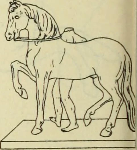An illustration from Répertoire de la statuaire grecque et romaine, 1908, leaf 517