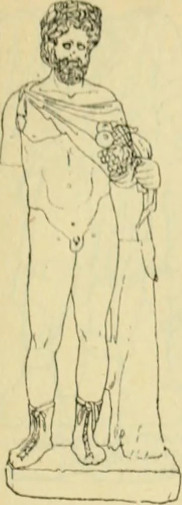 An illustration from Répertoire de la statuaire grecque et romaine, 1908, leaf 52