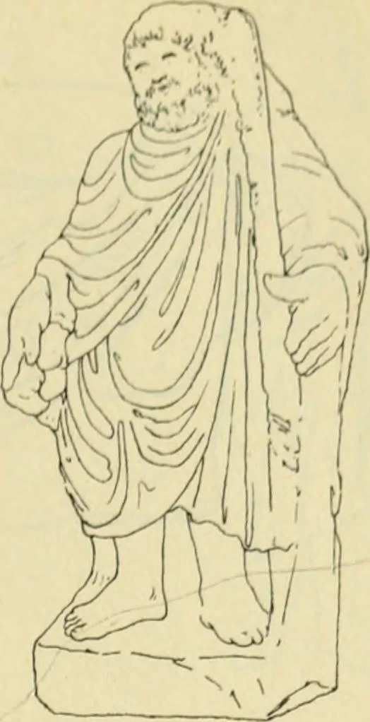 An illustration from Répertoire de la statuaire grecque et romaine, 1908, leaf 52
