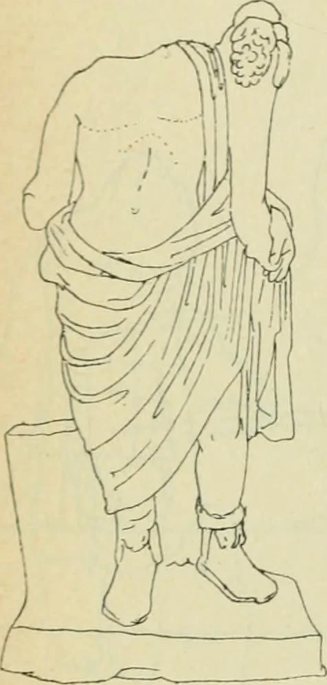An illustration from Répertoire de la statuaire grecque et romaine, 1908, leaf 53