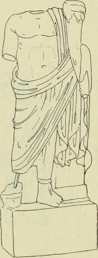 An illustration from Répertoire de la statuaire grecque et romaine, 1908, leaf 53