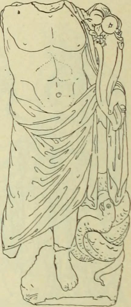 An illustration from Répertoire de la statuaire grecque et romaine, 1908, leaf 53