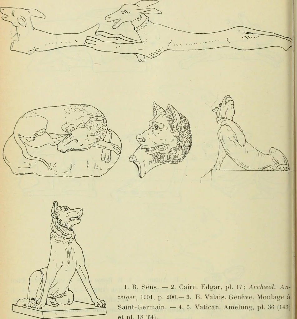 An illustration from Répertoire de la statuaire grecque et romaine, 1908, leaf 543