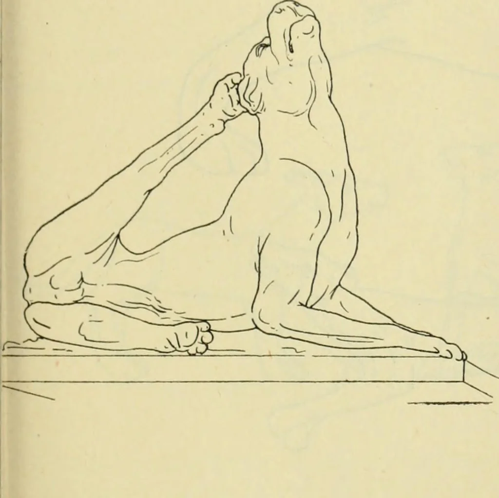 An illustration from Répertoire de la statuaire grecque et romaine, 1908, leaf 544