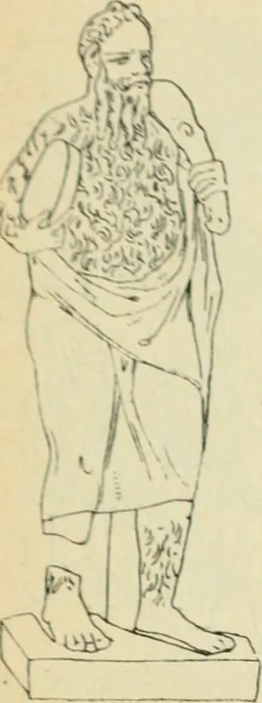 An illustration from Répertoire de la statuaire grecque et romaine, 1908, leaf 55