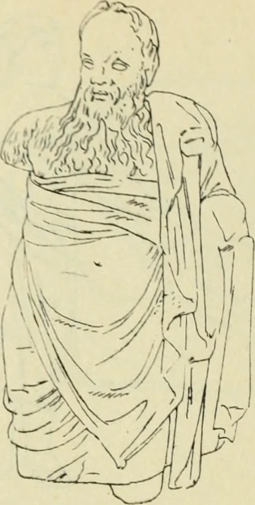An illustration from Répertoire de la statuaire grecque et romaine, 1908, leaf 55