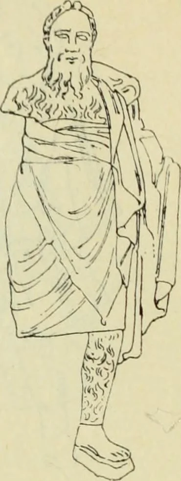 An illustration from Répertoire de la statuaire grecque et romaine, 1908, leaf 55