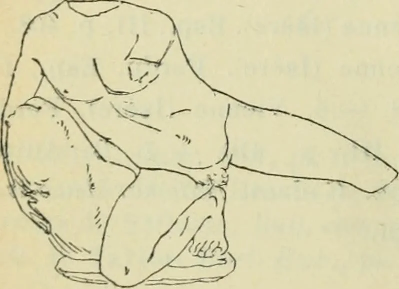 An illustration from Répertoire de la statuaire grecque et romaine, 1908, leaf 57