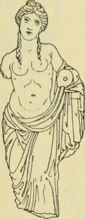 An illustration from Répertoire de la statuaire grecque et romaine, 1908, leaf 574