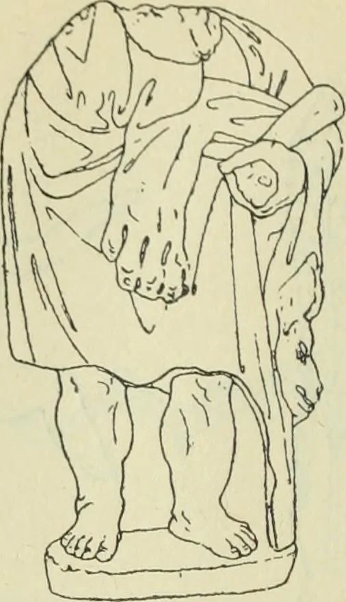 An illustration from Répertoire de la statuaire grecque et romaine, 1908, leaf 575
