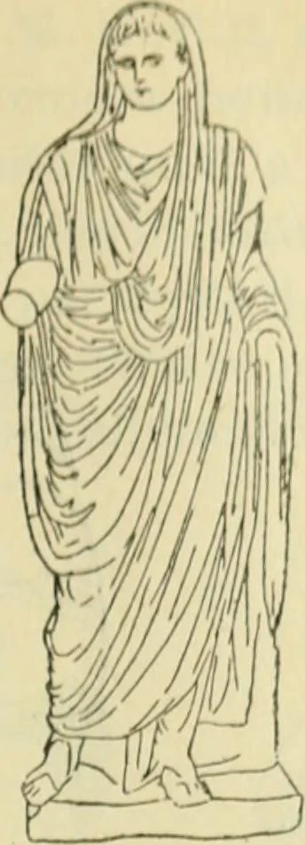 An illustration from Répertoire de la statuaire grecque et romaine, 1908, leaf 578