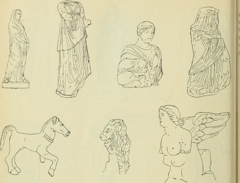 An illustration from Répertoire de la statuaire grecque et romaine, 1908, leaf 579