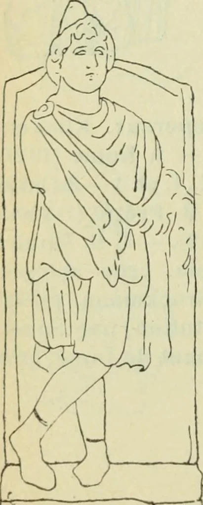 An illustration from Répertoire de la statuaire grecque et romaine, 1908, leaf 579