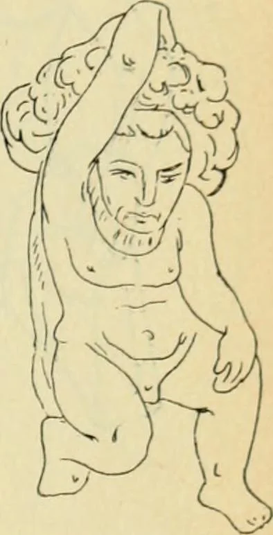 An illustration from Répertoire de la statuaire grecque et romaine, 1908, leaf 58