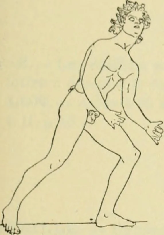 An illustration from Répertoire de la statuaire grecque et romaine, 1908, leaf 580