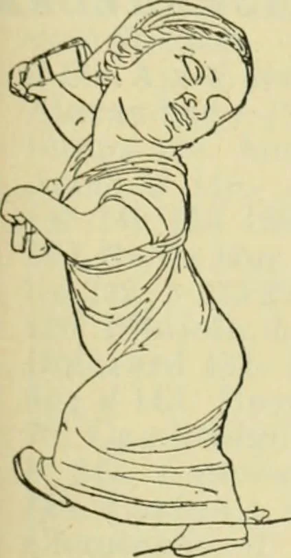 An illustration from Répertoire de la statuaire grecque et romaine, 1908, leaf 580