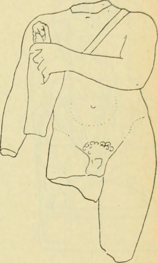 An illustration from Répertoire de la statuaire grecque et romaine, 1908, leaf 60