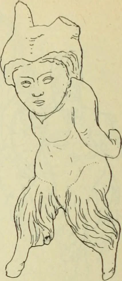 An illustration from Répertoire de la statuaire grecque et romaine, 1908, leaf 61