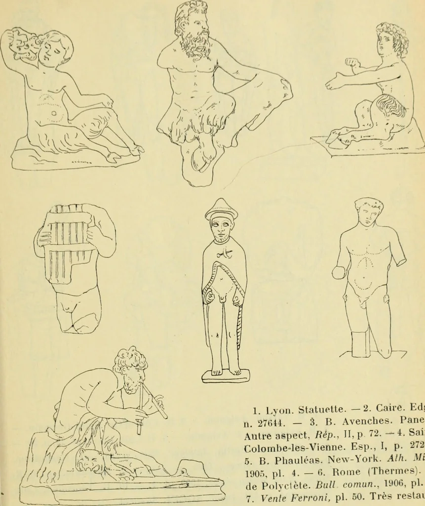 An illustration from Répertoire de la statuaire grecque et romaine, 1908, leaf 62