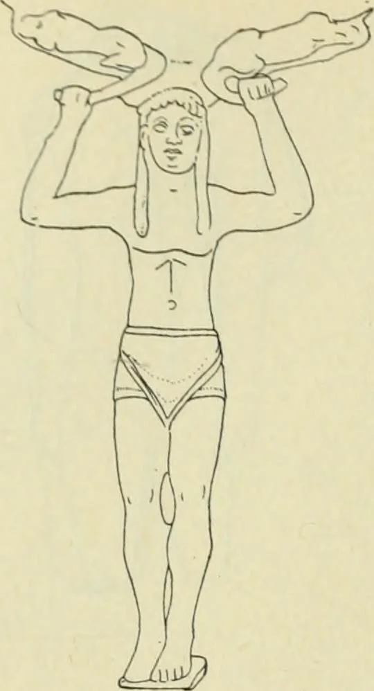 An illustration from Répertoire de la statuaire grecque et romaine, 1908, leaf 71