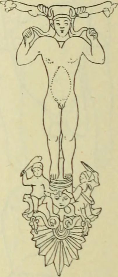 An illustration from Répertoire de la statuaire grecque et romaine, 1908, leaf 71
