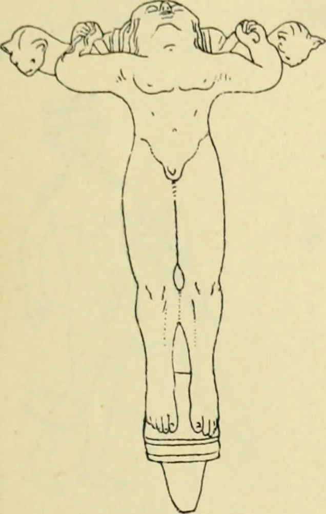 An illustration from Répertoire de la statuaire grecque et romaine, 1908, leaf 72