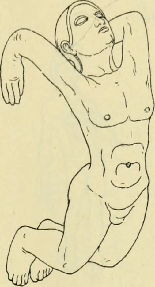 An illustration from Répertoire de la statuaire grecque et romaine, 1908, leaf 72