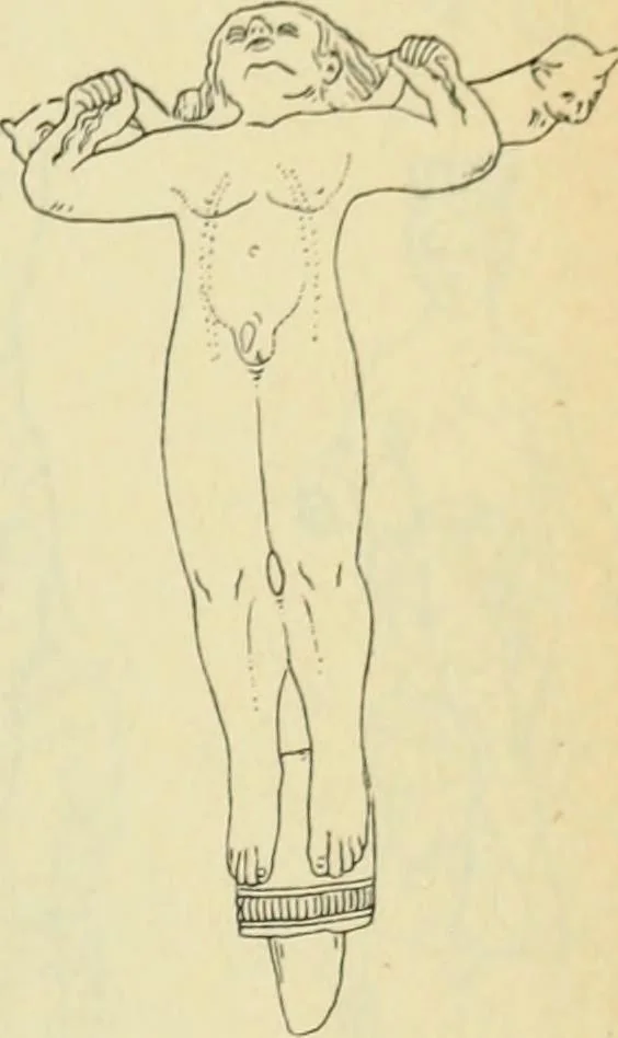 An illustration from Répertoire de la statuaire grecque et romaine, 1908, leaf 72