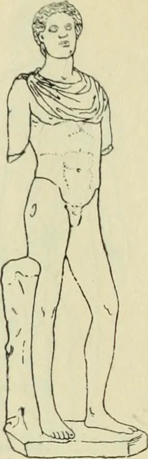 An illustration from Répertoire de la statuaire grecque et romaine, 1908, leaf 75