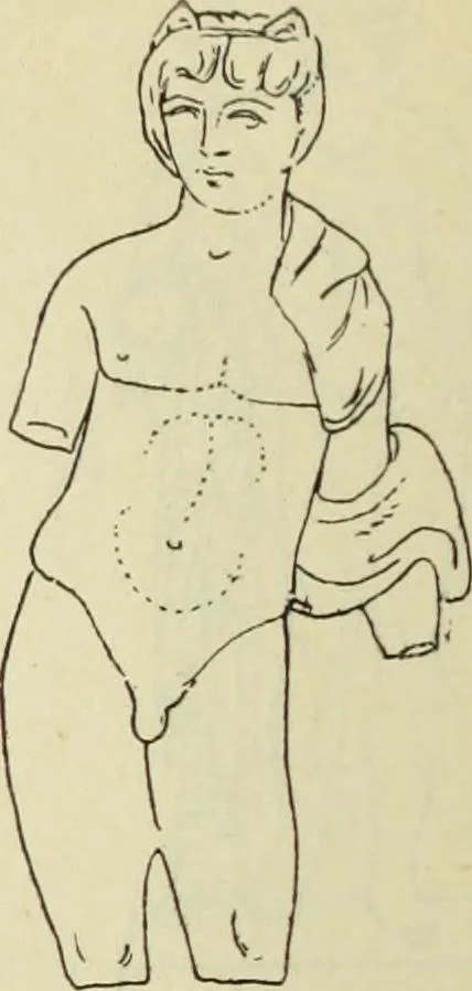 An illustration from Répertoire de la statuaire grecque et romaine, 1908, leaf 75