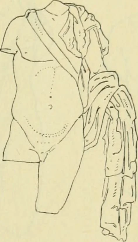 An illustration from Répertoire de la statuaire grecque et romaine, 1908, leaf 76