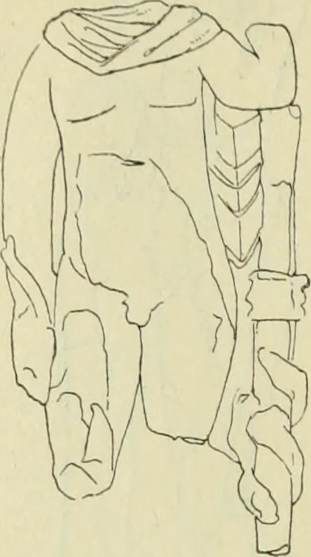 An illustration from Répertoire de la statuaire grecque et romaine, 1908, leaf 77