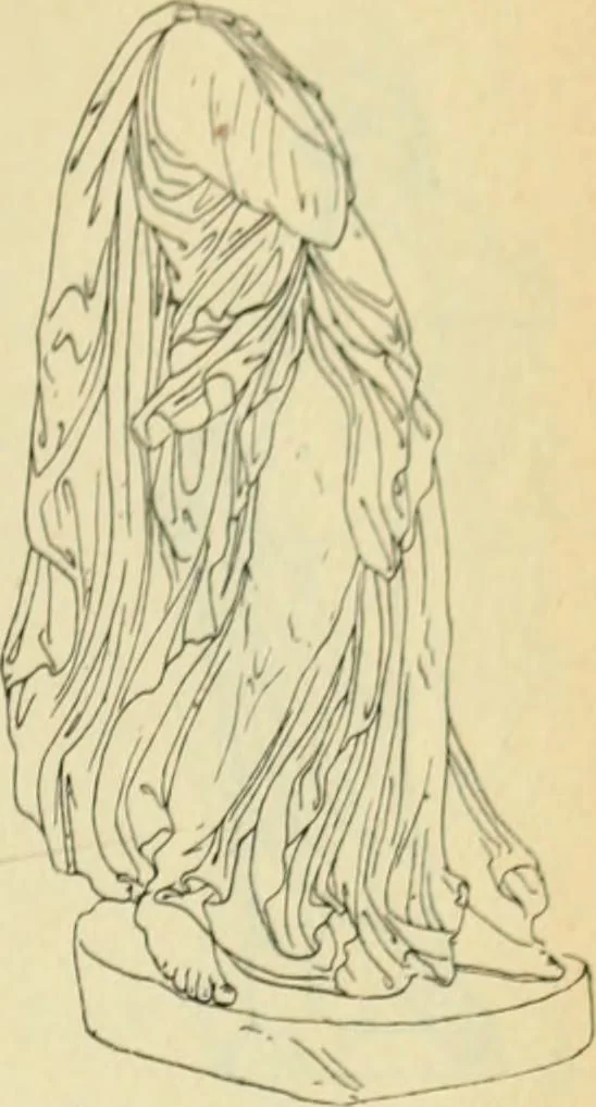 An illustration from Répertoire de la statuaire grecque et romaine, 1908, leaf 80
