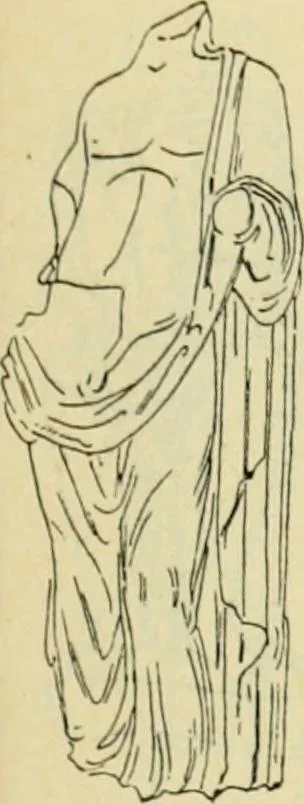 An illustration from Répertoire de la statuaire grecque et romaine, 1908, leaf 80