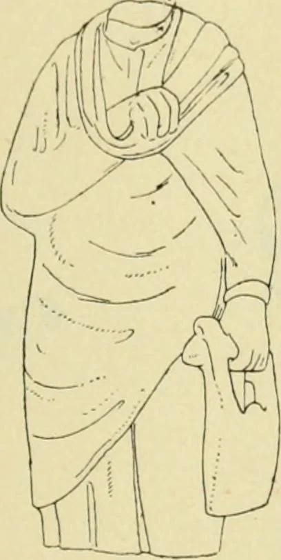 An illustration from Répertoire de la statuaire grecque et romaine, 1908, leaf 80