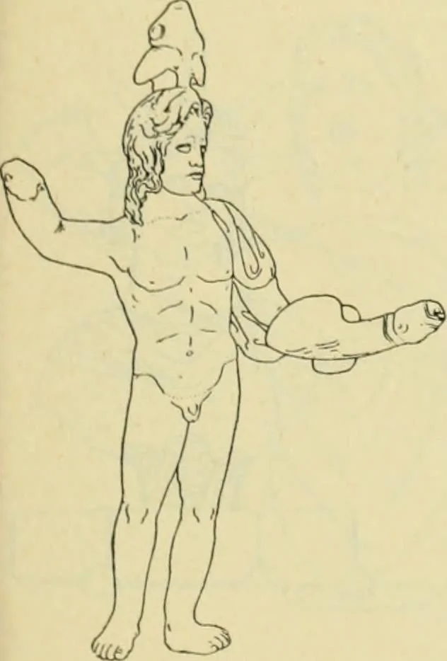 An illustration from Répertoire de la statuaire grecque et romaine, 1908, leaf 82