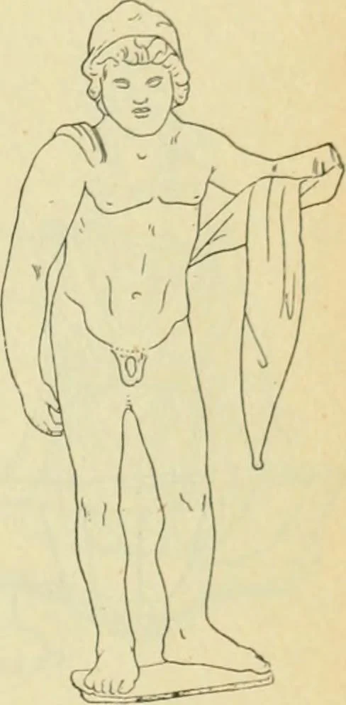An illustration from Répertoire de la statuaire grecque et romaine, 1908, leaf 82