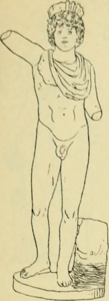 An illustration from Répertoire de la statuaire grecque et romaine, 1908, leaf 84