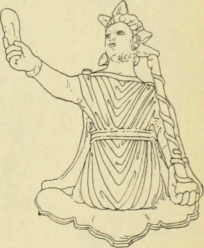 An illustration from Répertoire de la statuaire grecque et romaine, 1908, leaf 84