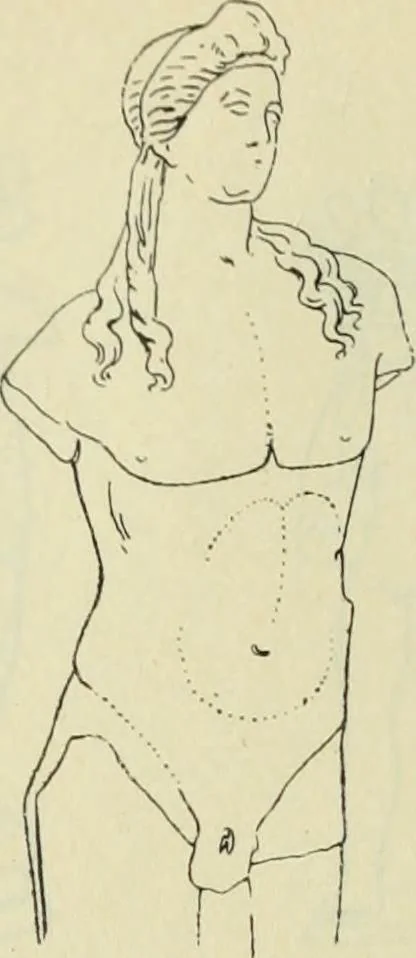 An illustration from Répertoire de la statuaire grecque et romaine, 1908, leaf 85