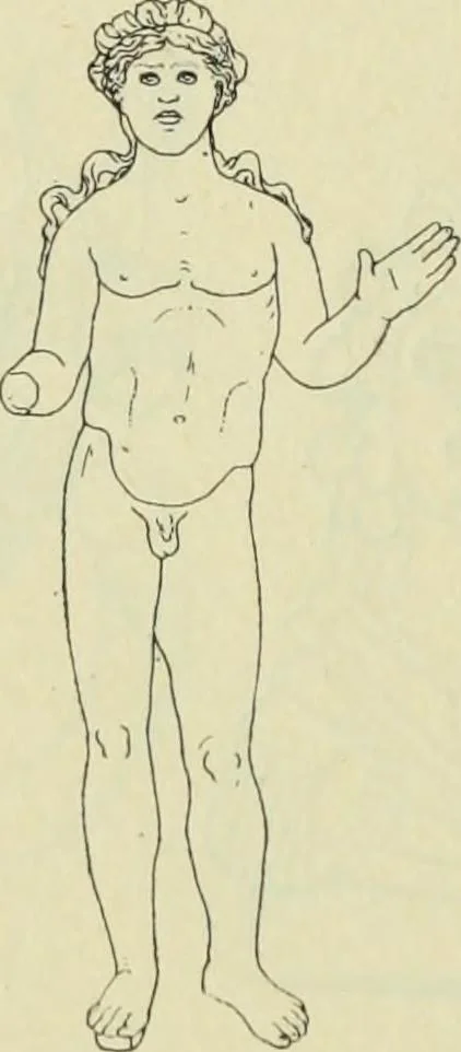 An illustration from Répertoire de la statuaire grecque et romaine, 1908, leaf 85
