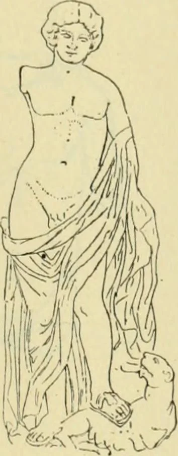 An illustration from Répertoire de la statuaire grecque et romaine, 1908, leaf 86
