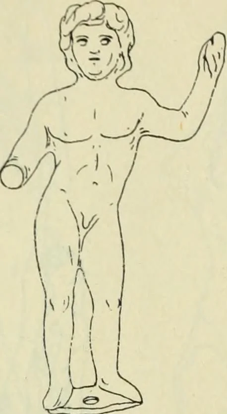An illustration from Répertoire de la statuaire grecque et romaine, 1908, leaf 87