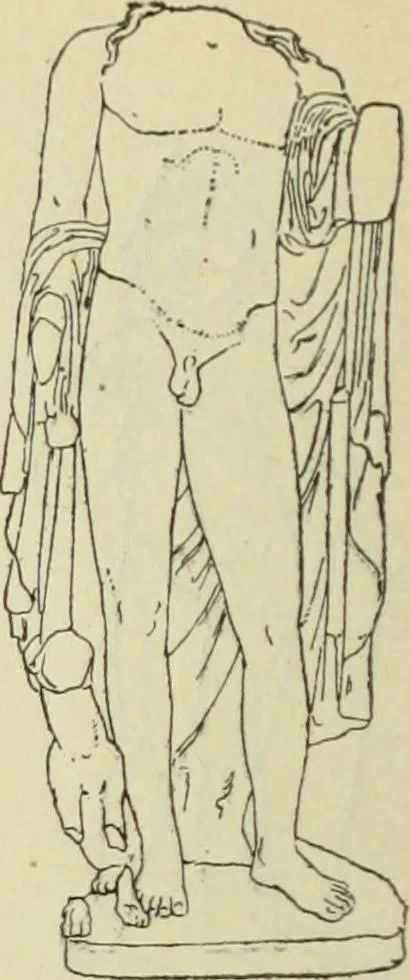An illustration from Répertoire de la statuaire grecque et romaine, 1908, leaf 89