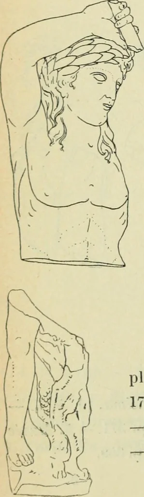 An illustration from Répertoire de la statuaire grecque et romaine, 1908, leaf 89