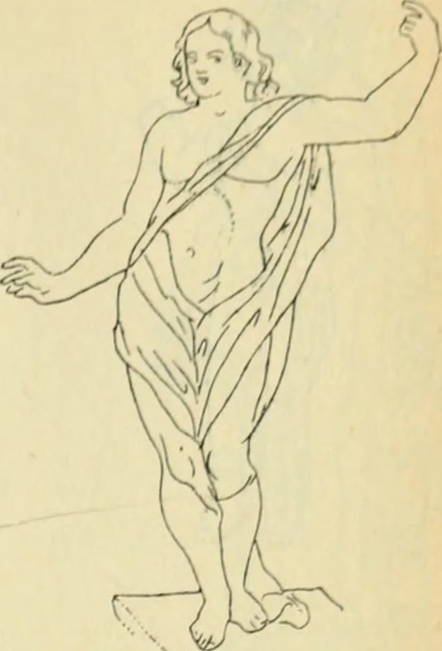 An illustration from Répertoire de la statuaire grecque et romaine, 1908, leaf 90