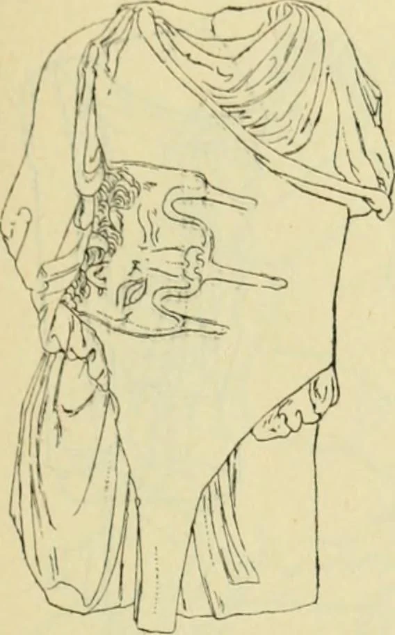 An illustration from Répertoire de la statuaire grecque et romaine, 1908, leaf 90