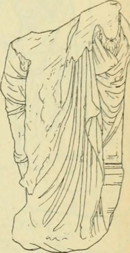 An illustration from Répertoire de la statuaire grecque et romaine, 1908, leaf 90