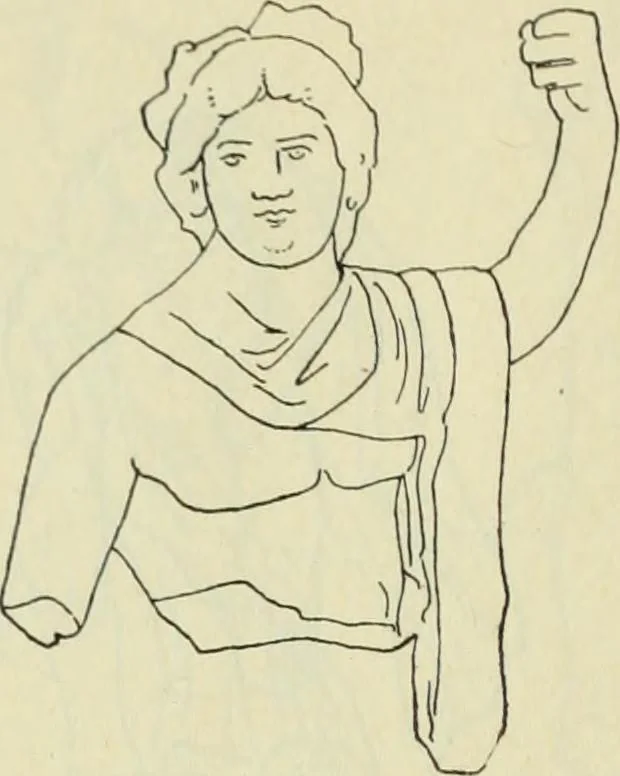 An illustration from Répertoire de la statuaire grecque et romaine, 1908, leaf 91